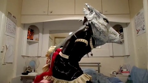 Gay latice, vibrator, latex HD Gay movie