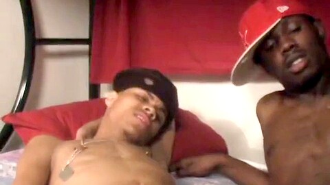 two hardcore thugz deepthroat a big dark-hued manmeat HD Gay movie