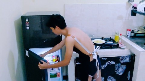 Gay daddy fuck boy, big dick solo, femboy solo HD Gay movie